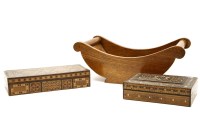 Lot 435 - A Victorian burr walnut letter rack