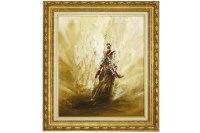 Lot 503 - Ben Maile (1922-2017) 
'CAVALRY IN THE SUN'
Signed l.l.