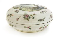 Lot 122 - A Chinese famille rose box and cover