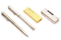 Lot 162 - A Swiss silver plated Dunhill Rollalite cigarette lighter