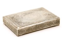 Lot 227 - A Russian silver trinket box