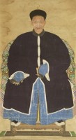 Lot 404 - A Chinese hanging scroll