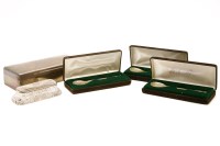 Lot 184 - A silver cigarette box