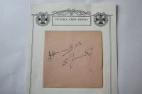 Lot 193A - Jack Harvey VC (d.1940)