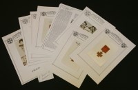 Lot 193F - A Collection of Victoria Cross recipient autographs on photographs of Victoria Crosses and photographs of the soldiers