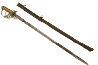 Lot 201 - An infantry officer's sword