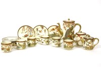 Lot 143 - A mid 20th Century Satsuma six place coffee set