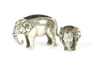 Lot 69 - An Edwardian hallmarked silver pin cushion
