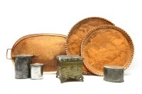 Lot 286 - Three iron milk pails