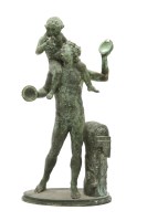 Lot 337 - A reproduction bronze group
