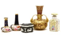 Lot 153 - A Derby twin-handled vase