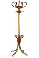 Lot 604 - A bentwood hat and coat stand