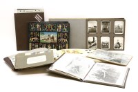 Lot 111 - A box of wartime photograph and scrap albums
