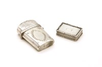 Lot 81 - A silver Etui