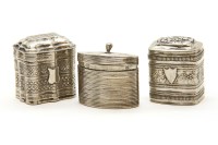 Lot 83 - A Dutch silver box
