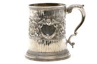 Lot 129 - A George II silver Tankard