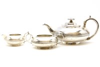 Lot 130 - A George IV silver teapot