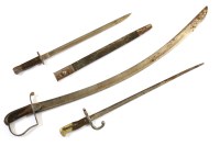 Lot 219 - An early 20th century bayonet stamped 'Sandais 1907'