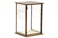 Lot 515 - A Mazawattee chocolate shop pine and glazed cabinet