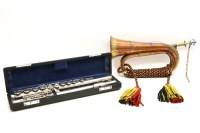 Lot 419 - A Boosey & Hawkes '400' copper and brass bugle