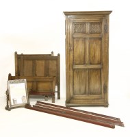 Lot 643 - An Ipswich carved oak bedroom suite