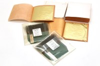Lot 161 - Thirty books of gold leaf