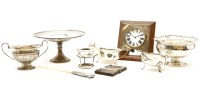 Lot 95 - A collection of hallmarked silver items