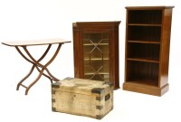 Lot 611 - A mahogany folding table