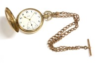 Lot 49 - A 9ct gold Hunter pocket watch