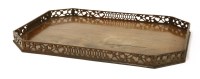 Lot 513 - A George III mahogany tray