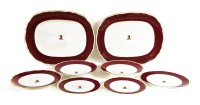 Lot 524 - A bone china part dinner service