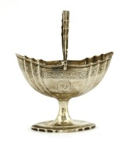 Lot 509 - An Irish silver basket