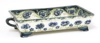 Lot 119 - A Macintyre pottery 'Poppy' dish