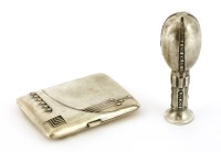 Lot 26 - A Secessionist silver cigarette case