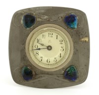 Lot 103 - A Liberty & Co. Tudric desk clock