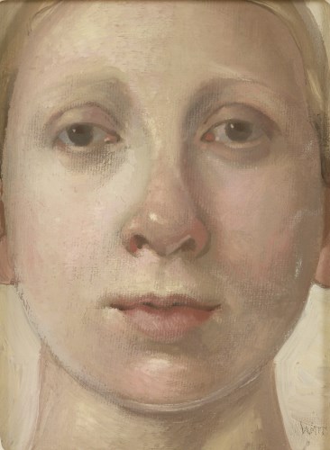 Lot 8 - Alison Watt (b.1965)
PORTRAIT OF THE ARTIST
Signed l.r.