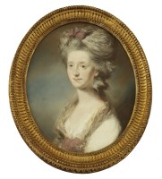 Lot 177 - Attributed to Daniel Gardner (1750-1805)
PORTRAIT OF URITH OFFLEY OF NORTON HALL