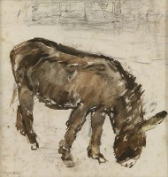 Lot 232 - Olwyn Bowey RA (b.1936) 
DONKEY
Signed l.l.
