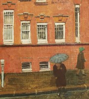 Lot 228 - Carel Weight RA (1908-1997)
THE BLUE UMBRELLA
Signed u.r.