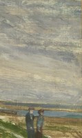 Lot 227 - Carel Weight RA (1908-1997)
'HE AND EDWARD BAWDEN IN IRELAND'
Oil on paper
13 x 7.5cm

*Artist's Resale Right may apply to this lot.