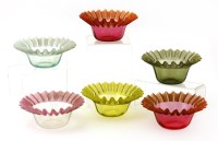 Lot 294 - A quantity of Barovier & Toso multicoloured glass ice cream dishes