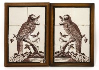 Lot 340 - A pair of Dutch delft tile pictures
