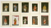 Lot 446 - Ten Indian paintings on mica