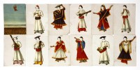 Lot 455 - Eleven Indian paintings on mica