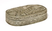 Lot 228 - A silver box
