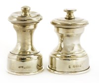 Lot 94 - A silver pepper grinder