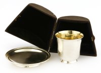 Lot 216 - A composite communion set