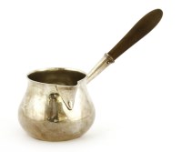 Lot 123 - A George III brandy saucepan