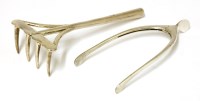 Lot 31 - An Edwardian silver model of a rake/sandwich server