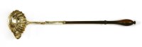 Lot 131 - A George II silver punch ladle